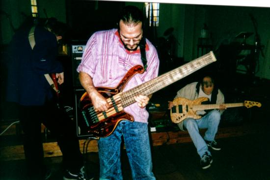 Bassists Checking Out Basses