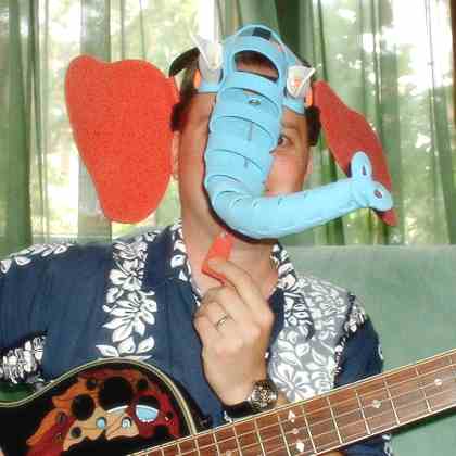 Mike Wins the Competition for Most Silly Hat